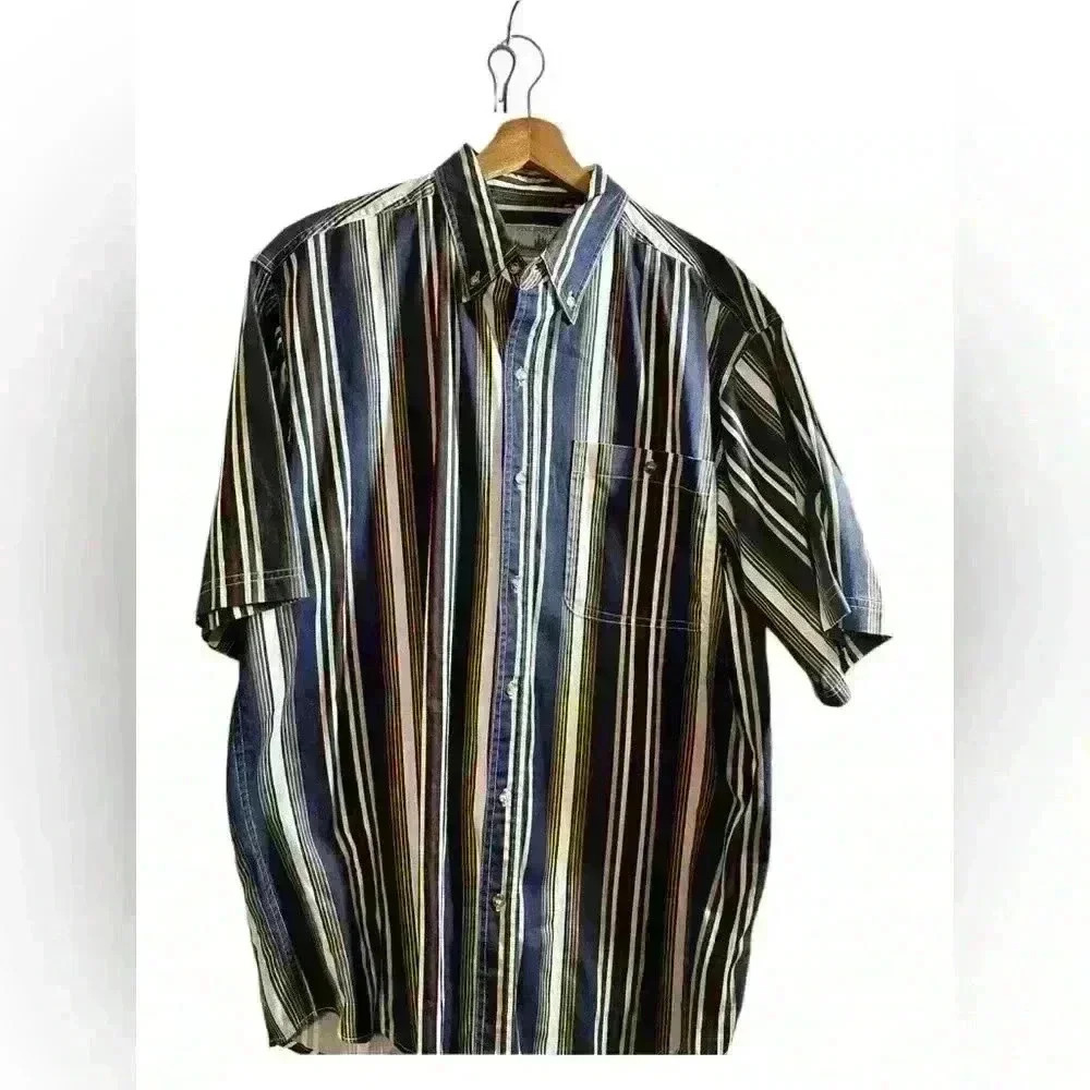 Pine Grove Vintage Retro Cotton Men’s Shirt Size Large